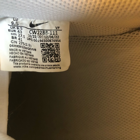 Nike Air Force ones size 9.5 - Picture 3 of 4